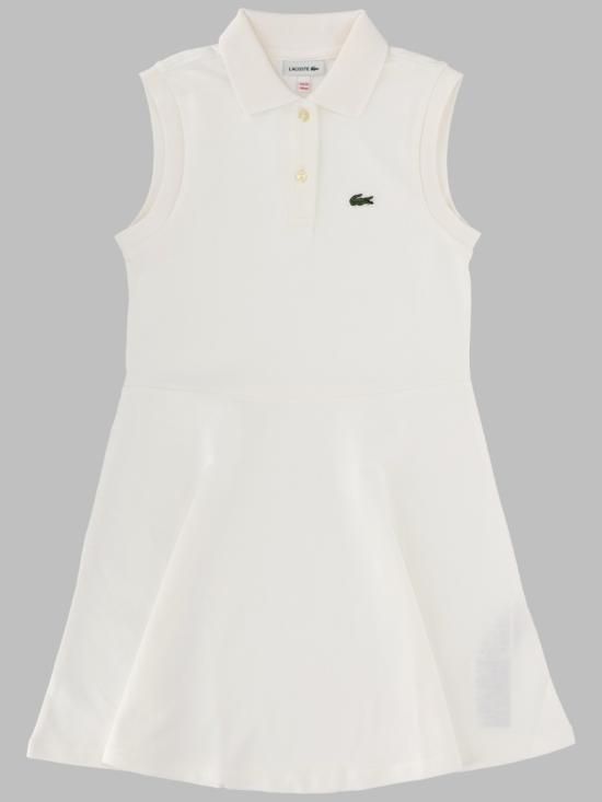 26SS [키즈] 라코스테 원피스 447496K W8L WHITE