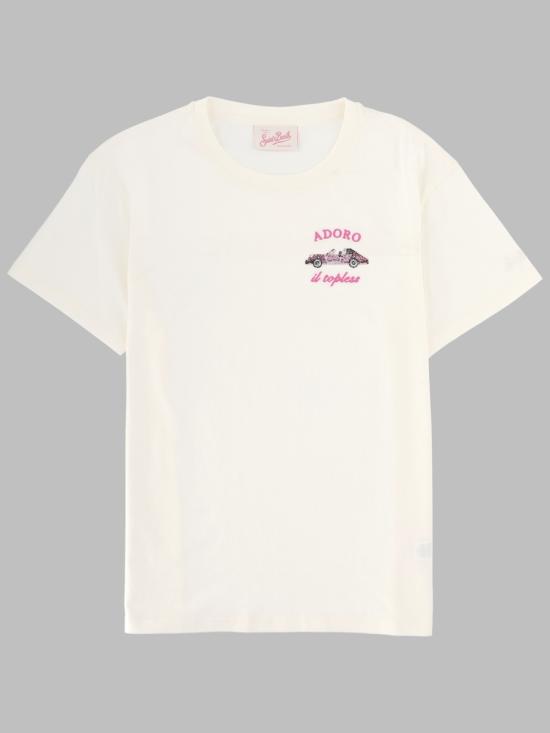 26SS 세인트바쓰 반팔 티셔츠 EMI0001 01219L10 WHITE