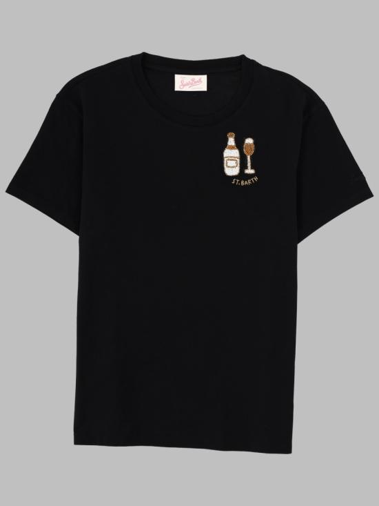26SS 세인트바쓰 반팔 티셔츠 EMI0001 01222L00 BLACK