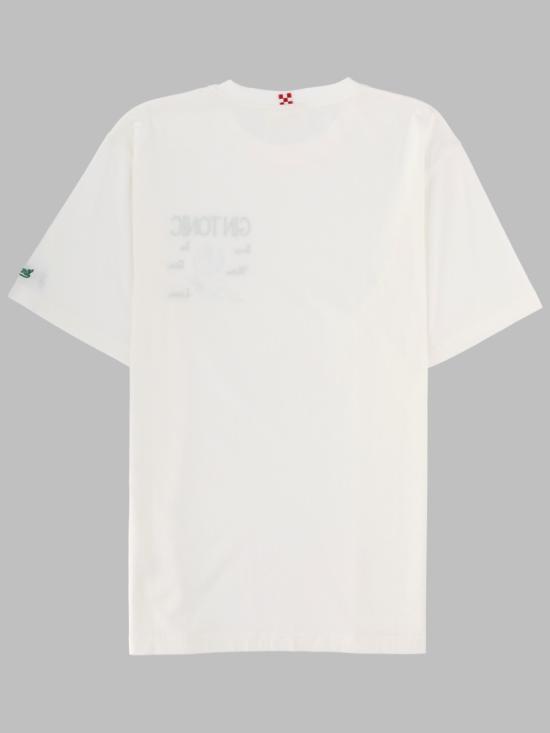 26FW 세인트바쓰 반팔 티셔츠 POT0001 02489L01N WHITE - MC2 SAINT BARTH