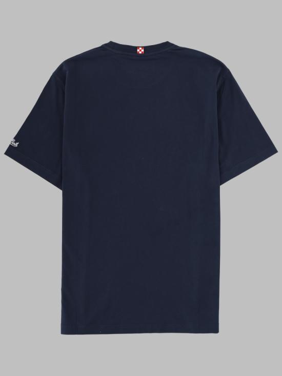 26FW 세인트바쓰 반팔 티셔츠 POT0001 00164L61 BLUE - MC2 SAINT BARTH