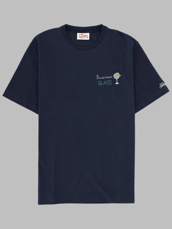 26FW 세인트바쓰 반팔 티셔츠 POT0001 00164L61 BLUE