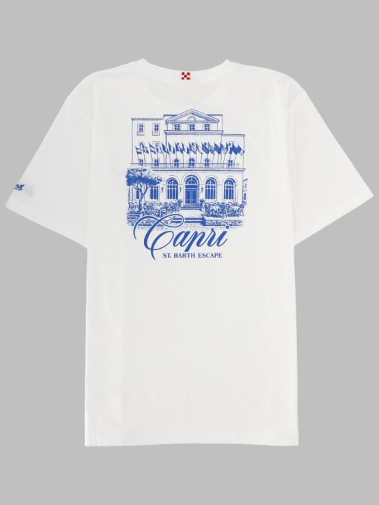 26FW 세인트바쓰 반팔 티셔츠 PRL0002 01967L01N WHITE - MC2 SAINT BARTH