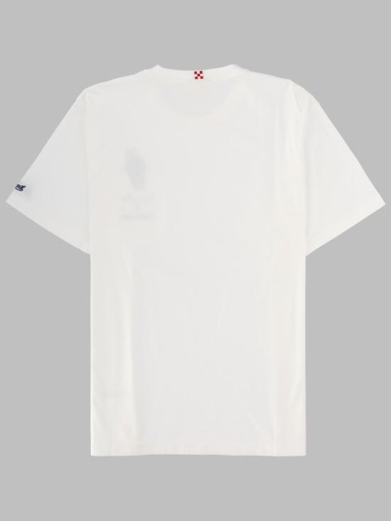 26FW 세인트바쓰 반팔 티셔츠 AUS0001 04294L01N WHITE - MC2 SAINT BARTH