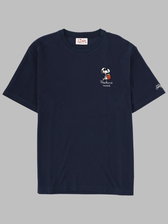 26FW 세인트바쓰 반팔 티셔츠 POT0001 00559L61 BLUE