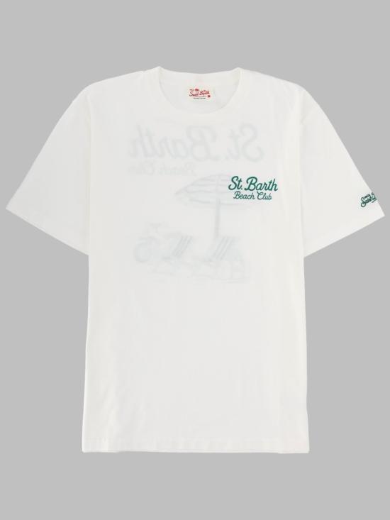 26FW 세인트바쓰 반팔 티셔츠 PRL0002 01619L01N WHITE