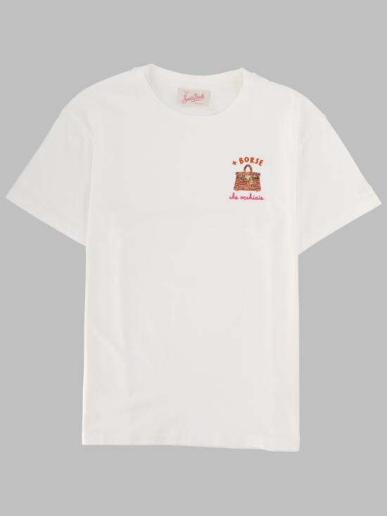 26FW 세인트바쓰 반팔 티셔츠 EMI0001 08579L01N WHITE