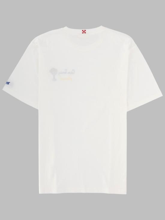 26FW 세인트바쓰 반팔 티셔츠 POT0001 04462L01N WHITE - MC2 SAINT BARTH