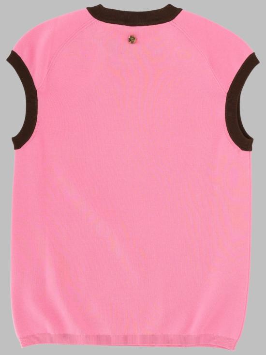 26SS 베르사체 민소매 티셔츠 1023560 1A174101PK40 PINK - VERSACE