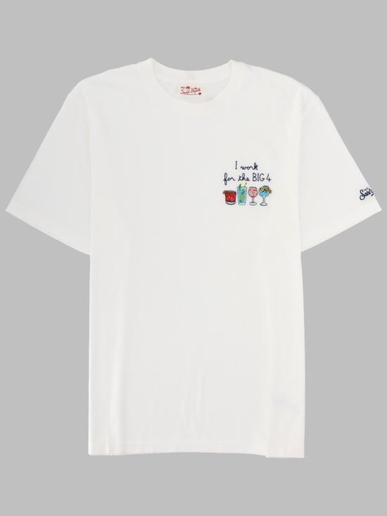 26FW 세인트바쓰 반팔 티셔츠 POT0001 00156L01N WHITE