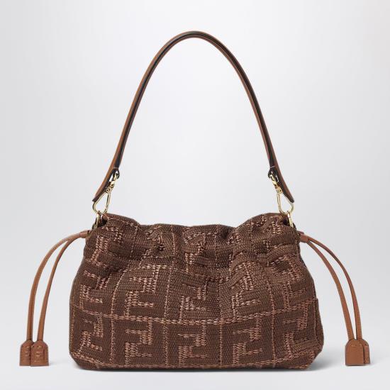 26FW 펜디 미디엄 맘마 바게트 백 8BR833AY6G Brown - FENDI