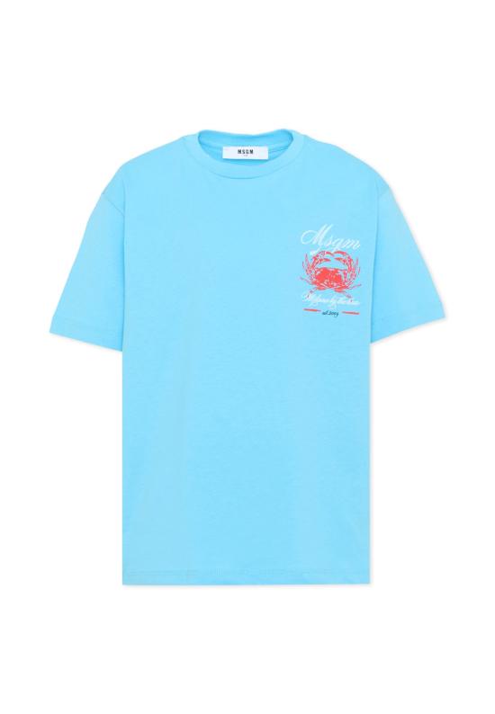 26SS [키즈] 엠에스지엠 티셔츠 S6MSJBTH291 MS073 LIGHT BLUE