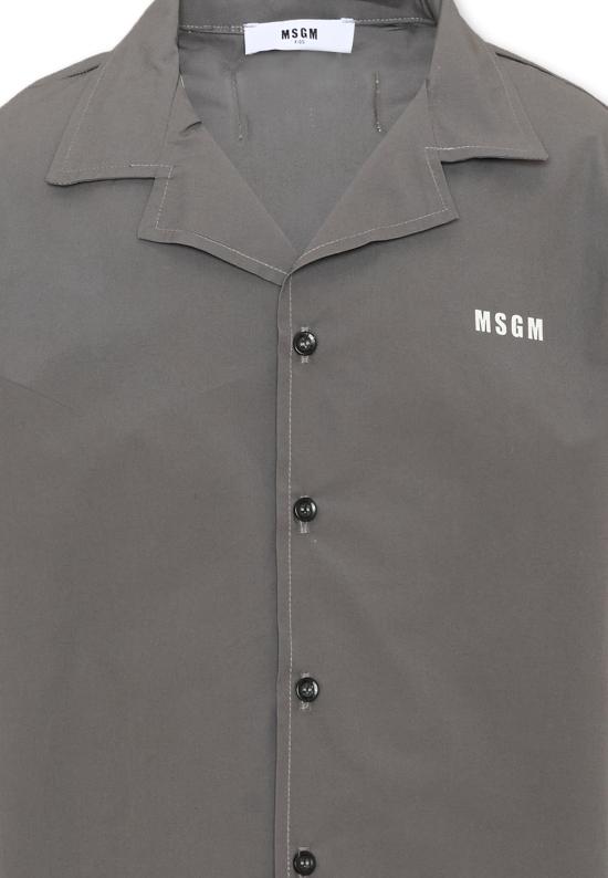 26SS [키즈] 엠에스지엠 셔츠 S6MSJBSI156 103 GREY - MSGM