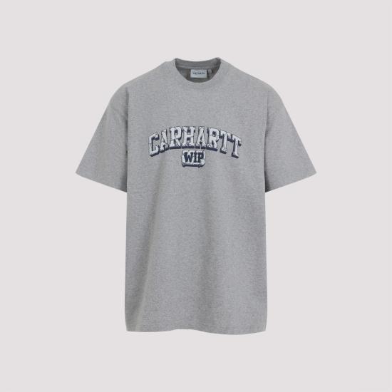 26FW 칼하트 WIP 숏슬리브 헤비 듀티 티셔츠 I036015V64G03 GREY HEATHER