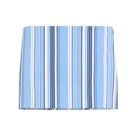 26FW 더프랭키샵 숏 스커트 SKFS22033836 BLUE MULTI STRIPE - THE FRANKIE SHOP