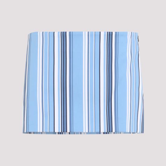 26FW 더프랭키샵 숏 스커트 SKFS22033836 BLUE MULTI STRIPE - THE FRANKIE SHOP