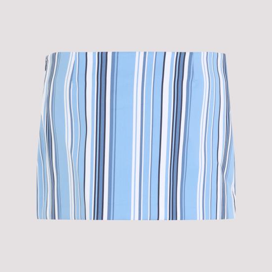26FW 더프랭키샵 숏 스커트 SKFS22033836 BLUE MULTI STRIPE - THE FRANKIE SHOP
