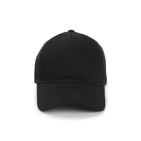 26FW 생로랑 볼캡 864608 3YT51 1000 BLACK - SAINT LAURENT