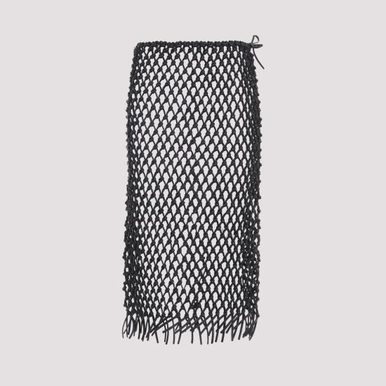 26FW 더프랭키샵 미디 스커트 SKFS21891100 BLACK - THE FRANKIE SHOP