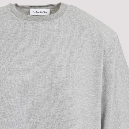 26FW 더프랭키샵 반팔 티셔츠 TSFS22070107 GREY MELANGE - THE FRANKIE SHOP