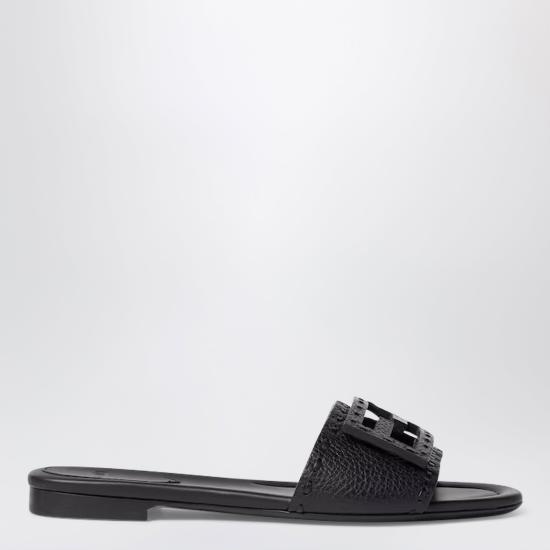 26FW 펜디 바게트 시에나 레더 슬라이드 8R8136AQY2 Black