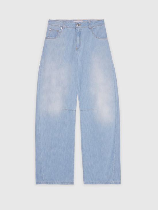 26SS 에르마노 피렌제 데님 팬츠 진 배럴핏 Ampio Blu Chiaro - ERMANNO FIRENZE