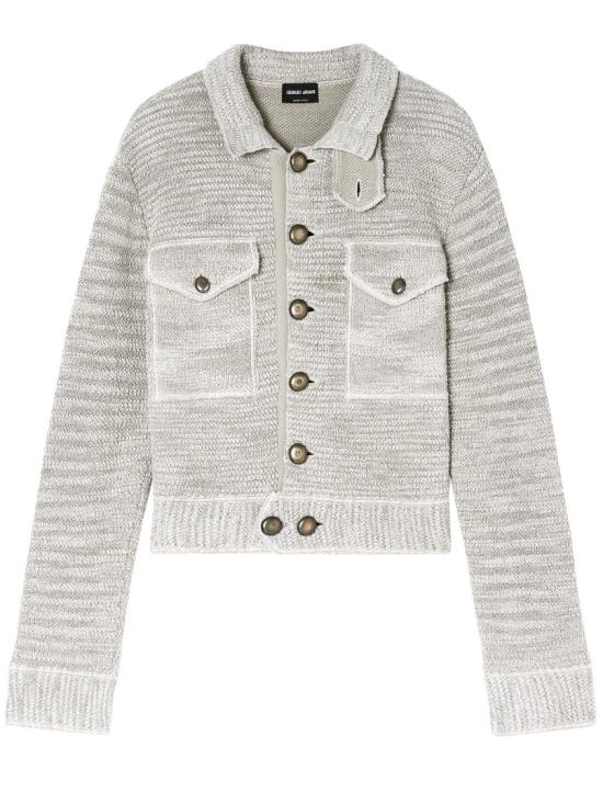 26SS 조르지오 아르마니 가디건 GW002914 AF24174 Grey