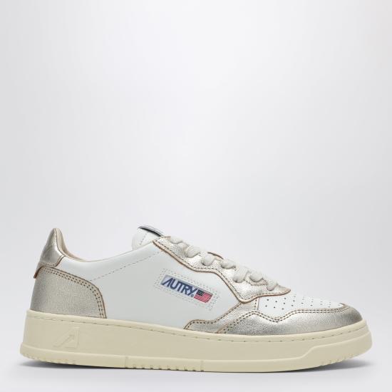 26FW 오트리 메달리스트 로우 레더 스니커즈 AULWWB16 White