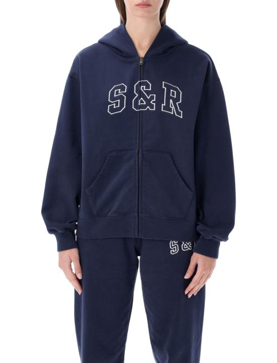 25FW 스포티앤리치 후드 티셔츠 ST08864082BL1063902 Blue