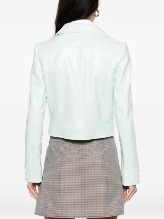 26SS 쿠레쥬 가죽 자켓 223CBL005VY0014 7038 Green - COURREGES