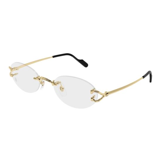 26SS 까르띠에 선글라스 정교한 다리 장식이 돋보이는 무테 금속 안경 - CARTIER