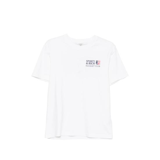 26FW 스포티앤리치 반팔 티셔츠 TO119710431WH WHITE