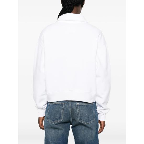 26FW 스포티앤리치 폴로 티셔츠 ST096710243WH WHITE WHITE BLUE - SPORTY & RICH
