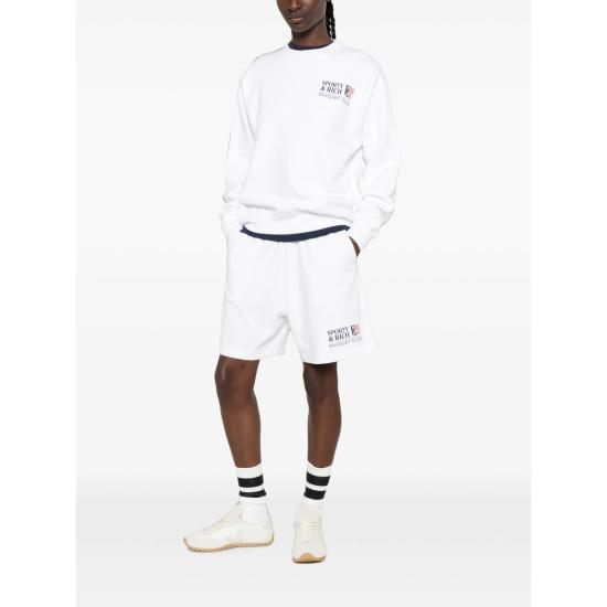 26FW 스포티앤리치 숏팬츠 SH039710431WH WHITE - SPORTY & RICH