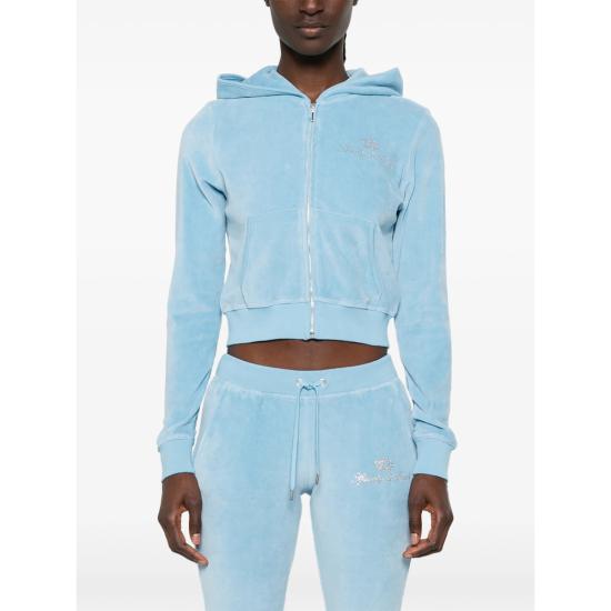 26FW 스포티앤리치 후드 티셔츠 CA046716689BL SKYBL BLUE - SPORTY & RICH