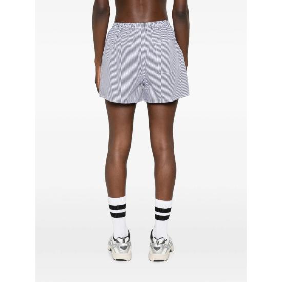 26FW 스포티앤리치 숏팬츠 SH035710302ST NAVST WHITE BLUE - SPORTY & RICH