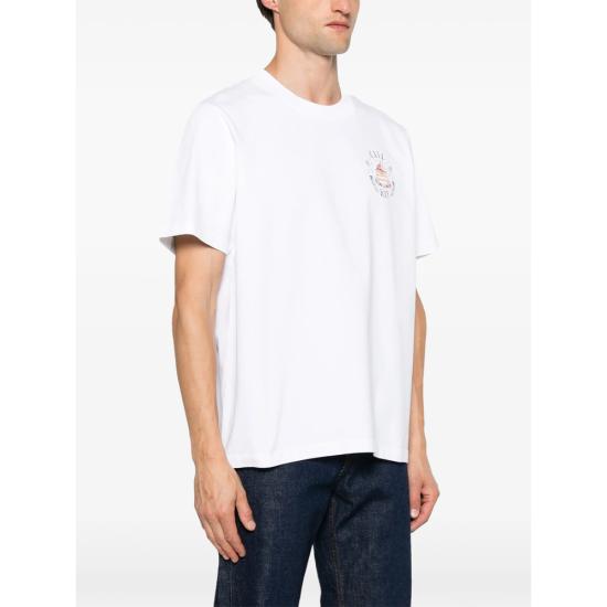 26FW 카사블랑카 반팔 티셔츠 PF26 JTS 001 05 CAWAY WHITE - CASABLANCA