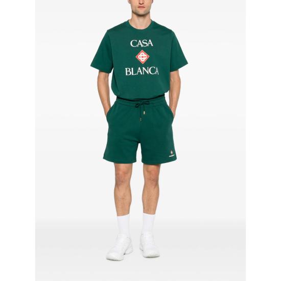 26FW 카사블랑카 반팔 티셔츠 PF26 JTS 001 18 CALOG GREEN - CASABLANCA