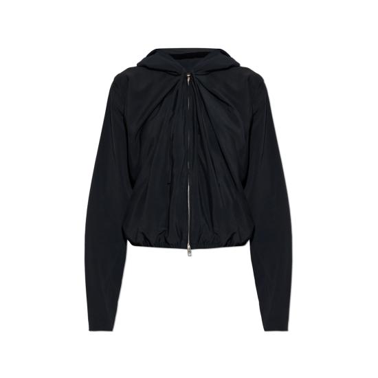 26FW 알렉산더 왕 후드 티셔츠 1WC3261299 001 BLACK