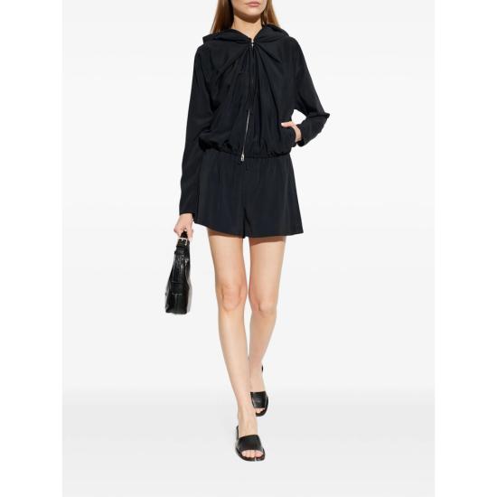 26FW 알렉산더 왕 후드 티셔츠 1WC3261299 001 BLACK - ALEXANDER WANG