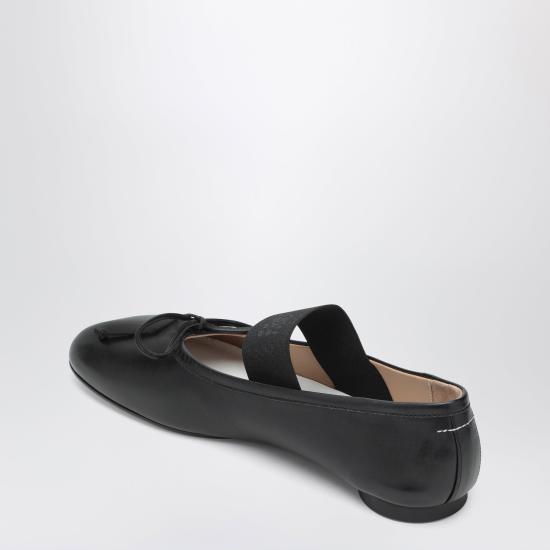 26FW MM6 메종마르지엘라 아나토믹 뉴메릭 발레리나 플랫 슈즈 S59WZ0099P3628 Black - MM6 MAISON MARGIELA