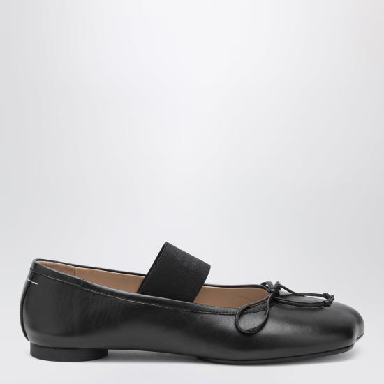 26FW MM6 메종마르지엘라 아나토믹 뉴메릭 발레리나 플랫 슈즈 S59WZ0099P3628 Black