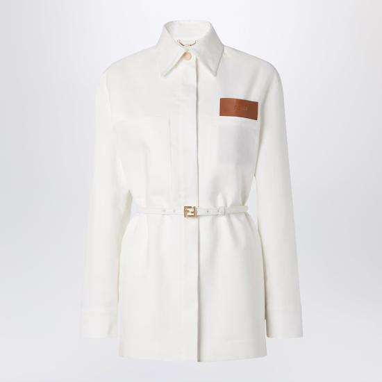 26FW 펜디 자켓 FJ7745AWAI White