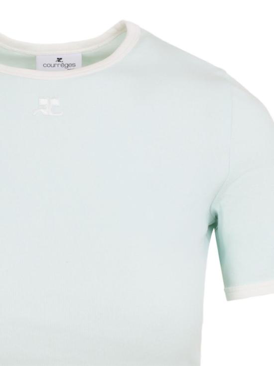 26SS 쿠레쥬 반팔 티셔츠 125JTS017JS0203 B216 Blue - COURREGES