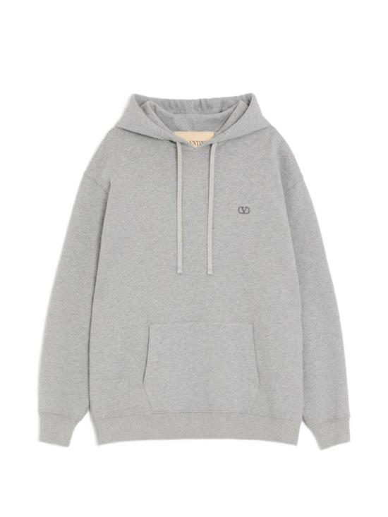 26FW 발렌티노 가라바니 후드 티셔츠 9V3MF30KBMN Grey