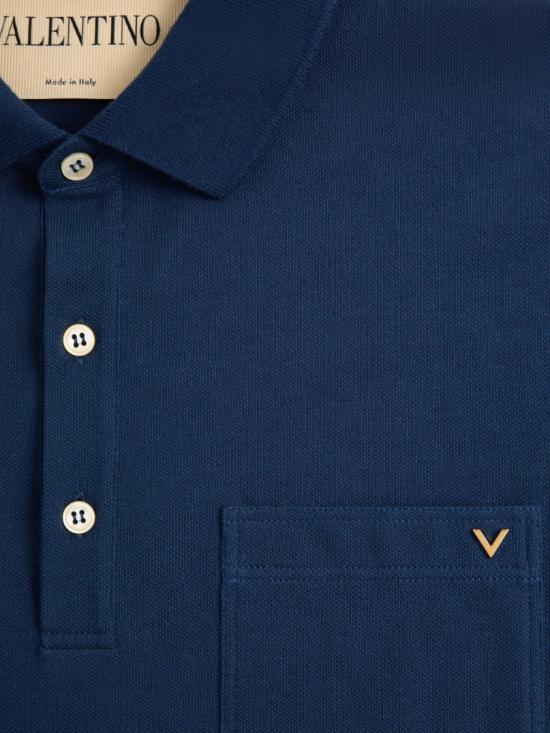 26FW 발렌티노 가라바니 폴로 티셔츠 9V3MH04VBMD Blue - VALENTINO GARAVANI