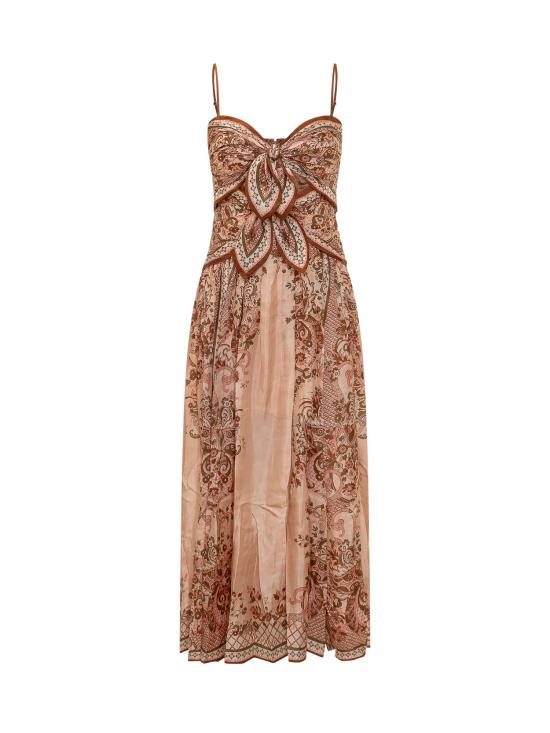 26FW 짐머만 롱 원피스 8062DSS261 PPSFL PINK PAISLEY FLORAL
