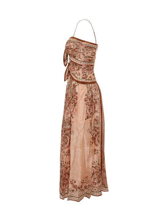 26FW 짐머만 롱 원피스 8062DSS261 PPSFL PINK PAISLEY FLORAL - ZIMMERMANN