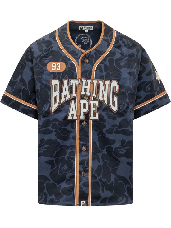26SS 베이프 반팔 셔츠 001SRM301310M NAVY