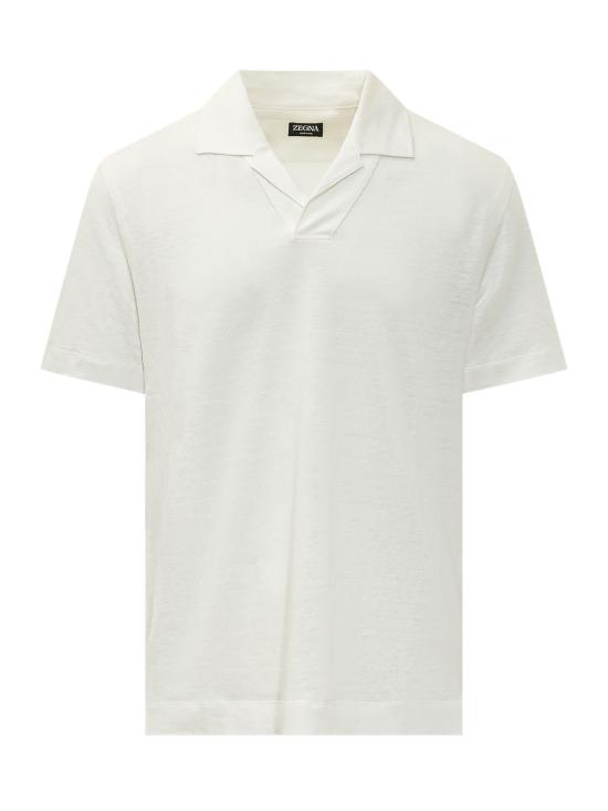 26SS 에르메네질도제냐 폴로 티셔츠 UH352A3H747 N01 105 BIANCO